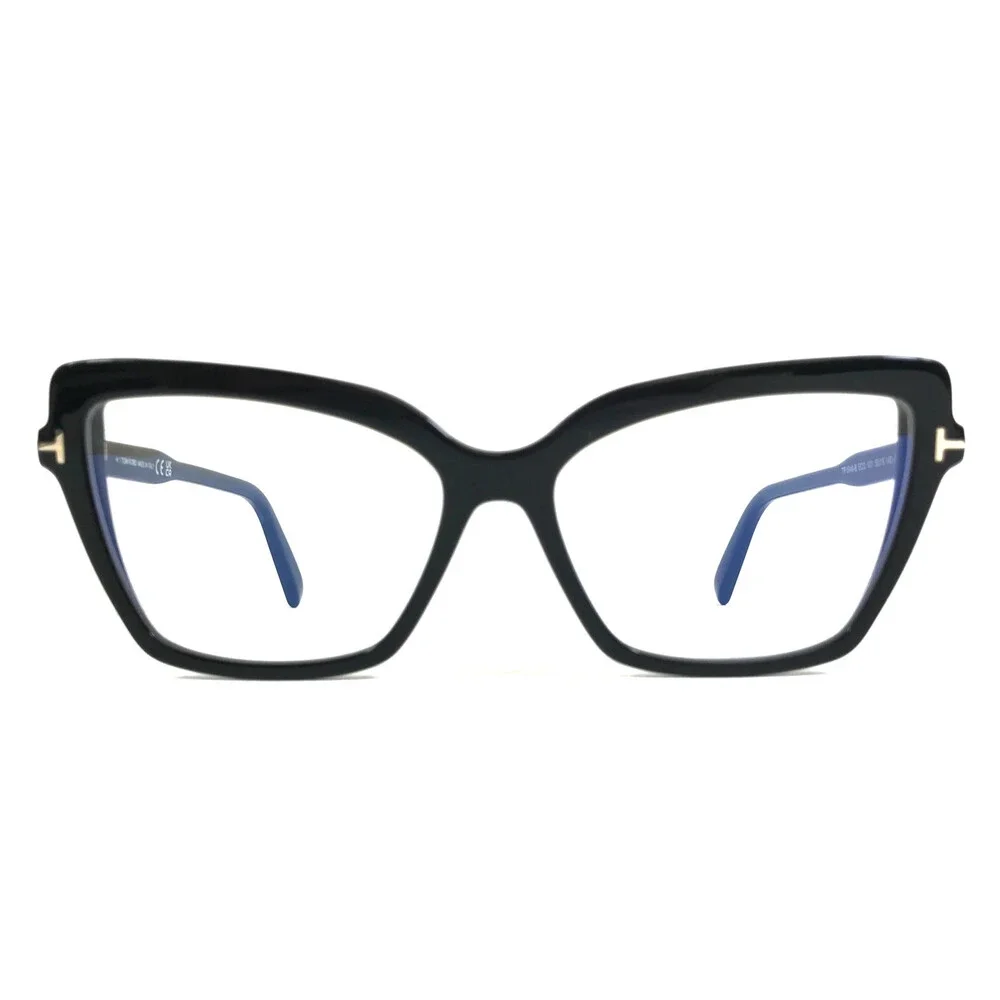 Tom Ford Eyeglasses Frames TF5948-B ECO 001 Black Butterfly Full Rim 55-15-140